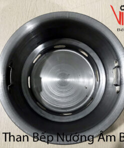 Alternative view of Xô đựng than bếp nướng than hoa âm bàn