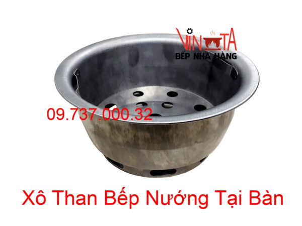 bát đựng than bếp nướng than, xô than, chậu chứa than giá rẻ, chất lượng - Ảnh 9