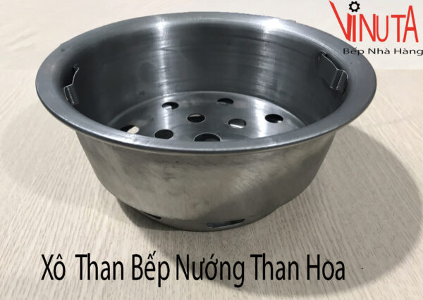 Xô đựng than bếp nướng than hoa âm bàn