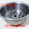 chậu để than | xô than bếp nướng bbq tại bàn, âu chứa than giá rẻ, bền, đẹp