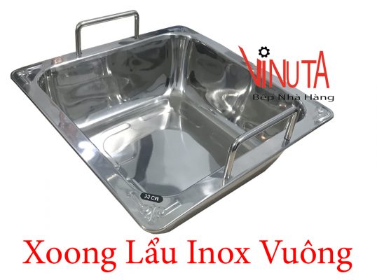 xoong nấu lẩu inox vuông ở đồng nai
