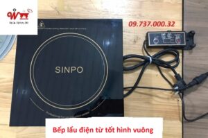 bếp lẩu điện từ tốt hình vuông