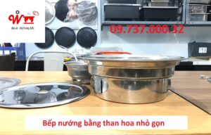 bếp nướng bằng than hoa nhỏ gọn
