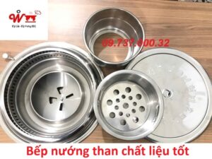 bếp nướng than chất liệu tốt
