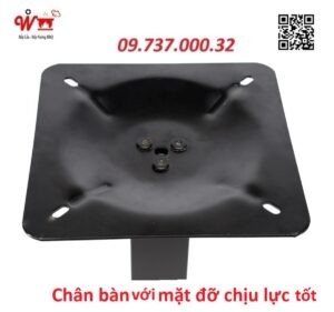 chân bàn với mặt đỡ chịu lực tốt