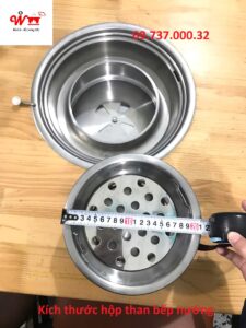kích thước hộp than bếp nướng