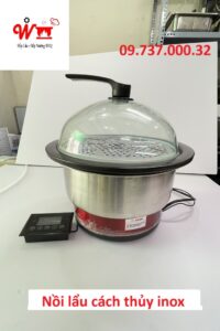 nồi lẩu cách thủy inox