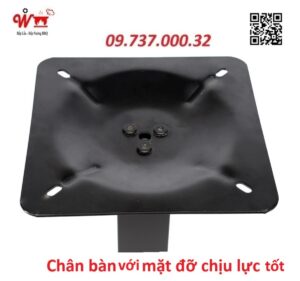 chân bàn có mặt chịu lực tốt