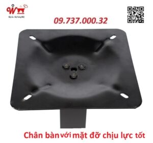 chân bàn vuông có mặt chịu lực tốt