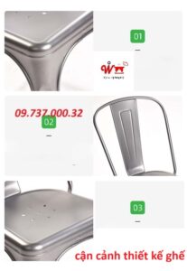 cận cảnh thiết kế ghế