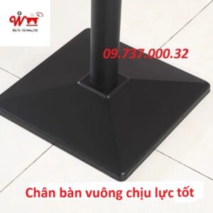 chân bàn chịu lực tốt thiết kế vuông