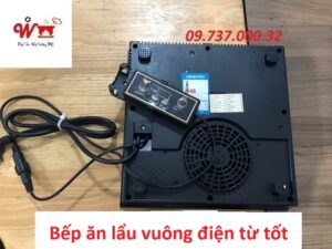 bếp ăn lẩu vuông điện từ