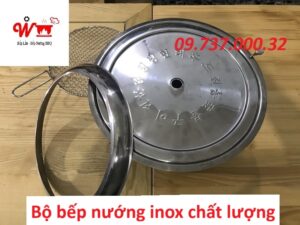bộ bếp nướng than inox chất lượng