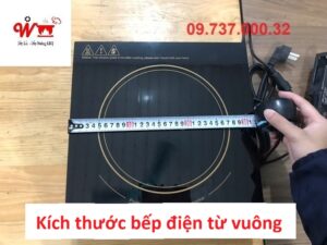 kích thước bếp điện từ vuông