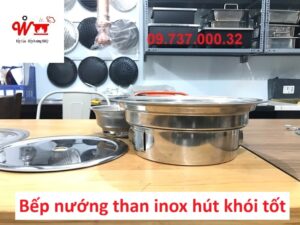 bếp nướng inox hút khói than tốt