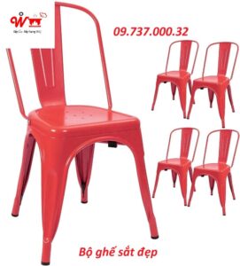bộ loại ghế sắt đẹp