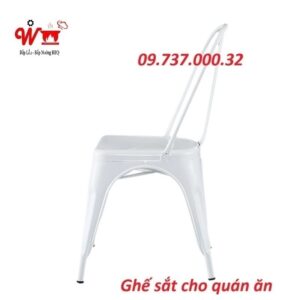 ghế ngồi sắt màu trắng tốt