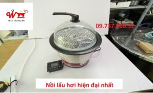 nồi ăn lẩu hơi nước hiện đại