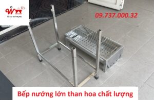 bếp nướng lớn than hoa chất lượng
