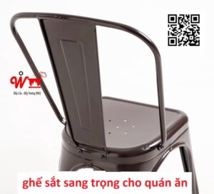 ghế sắt sang trọng cho quán ăn