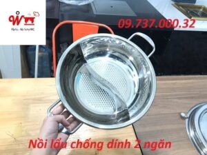 nồi lẩu tốt có 2 ngăn
