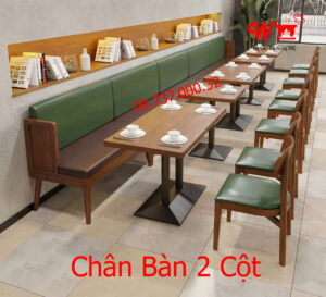 Chân bàn 2 cột