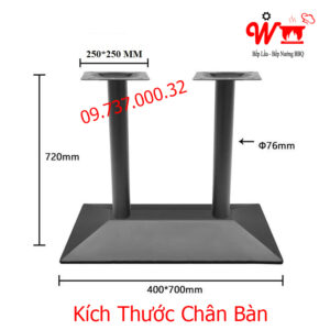 Kích thước chân bàn