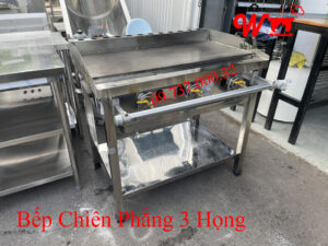 Bếp chiên phẳng 3 họng