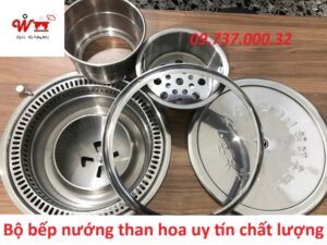 bộ bếp nướng than hoa uy tín chất lượng