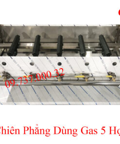 Bếp chiên phẳng dùng Gas 5 họng