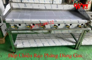 Bếp chiên rán phẳng dùng Gas