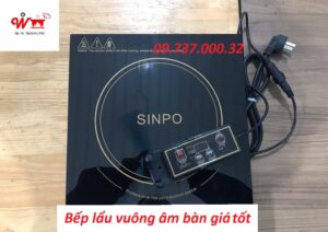 bếp lẩu vuông âm bàn giá tốt