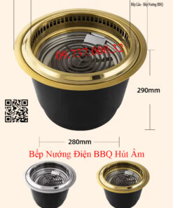 Bếp nướng điện hút âm