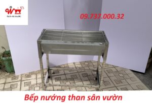 bếp nướng than sân vườn