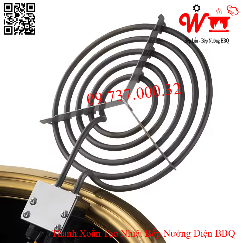 Thanh Xoán tạo nhiệt bếp nướng điện BBQ