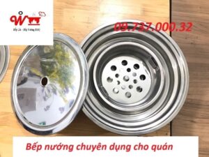bếp nướng chuyên dụng dùng than hoa cho quán nướng