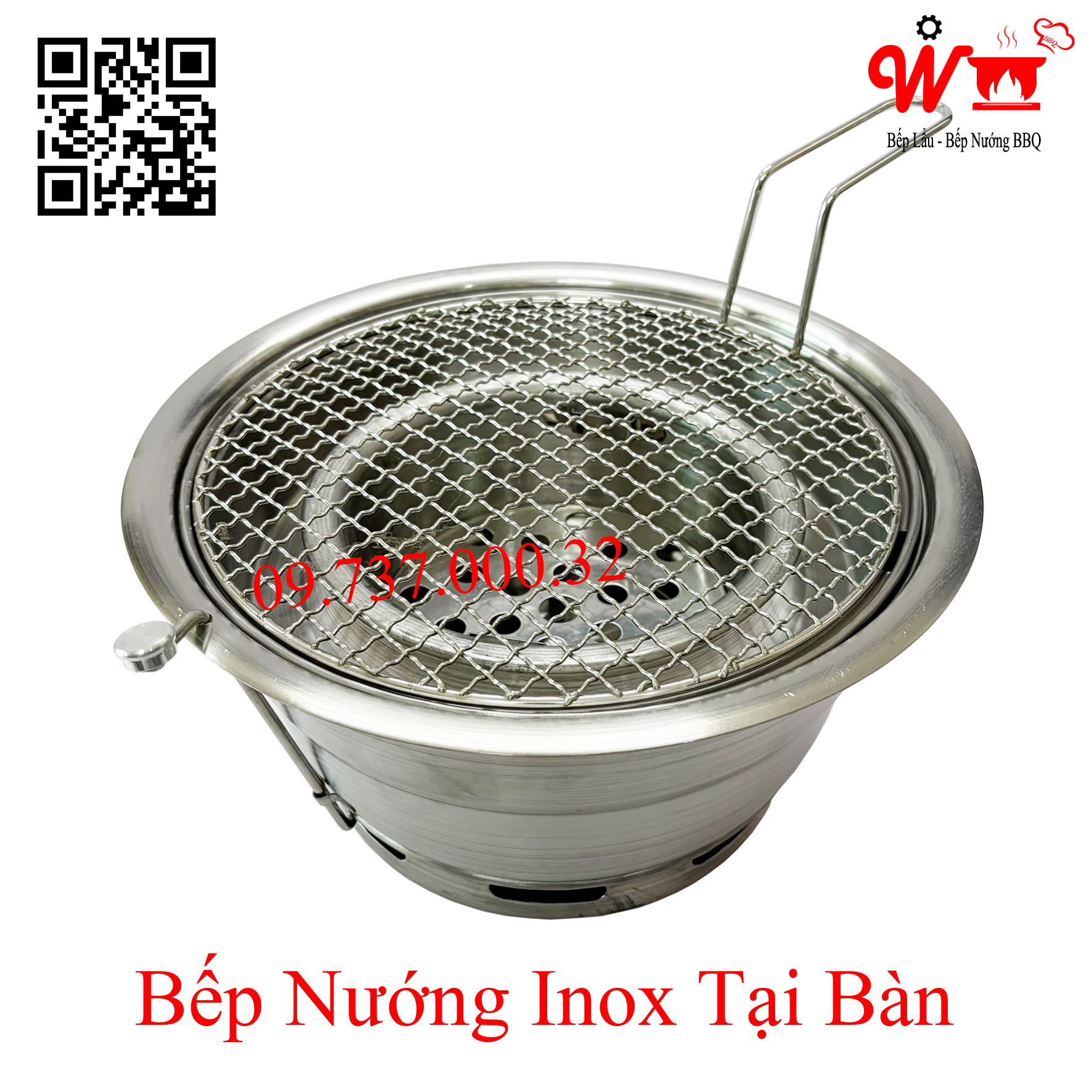 Bếp nướng inox tại bàn