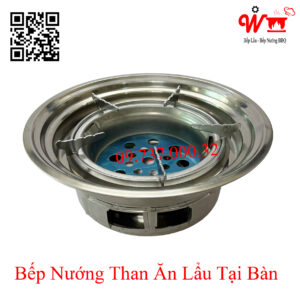 Bếp nướng than ăn lẩu tại bàn