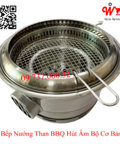 Bếp nướng than BBQ hút âm bộ cơ bản