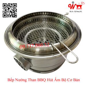 Bếp nướng than BBQ hút âm bộ cơ bản
