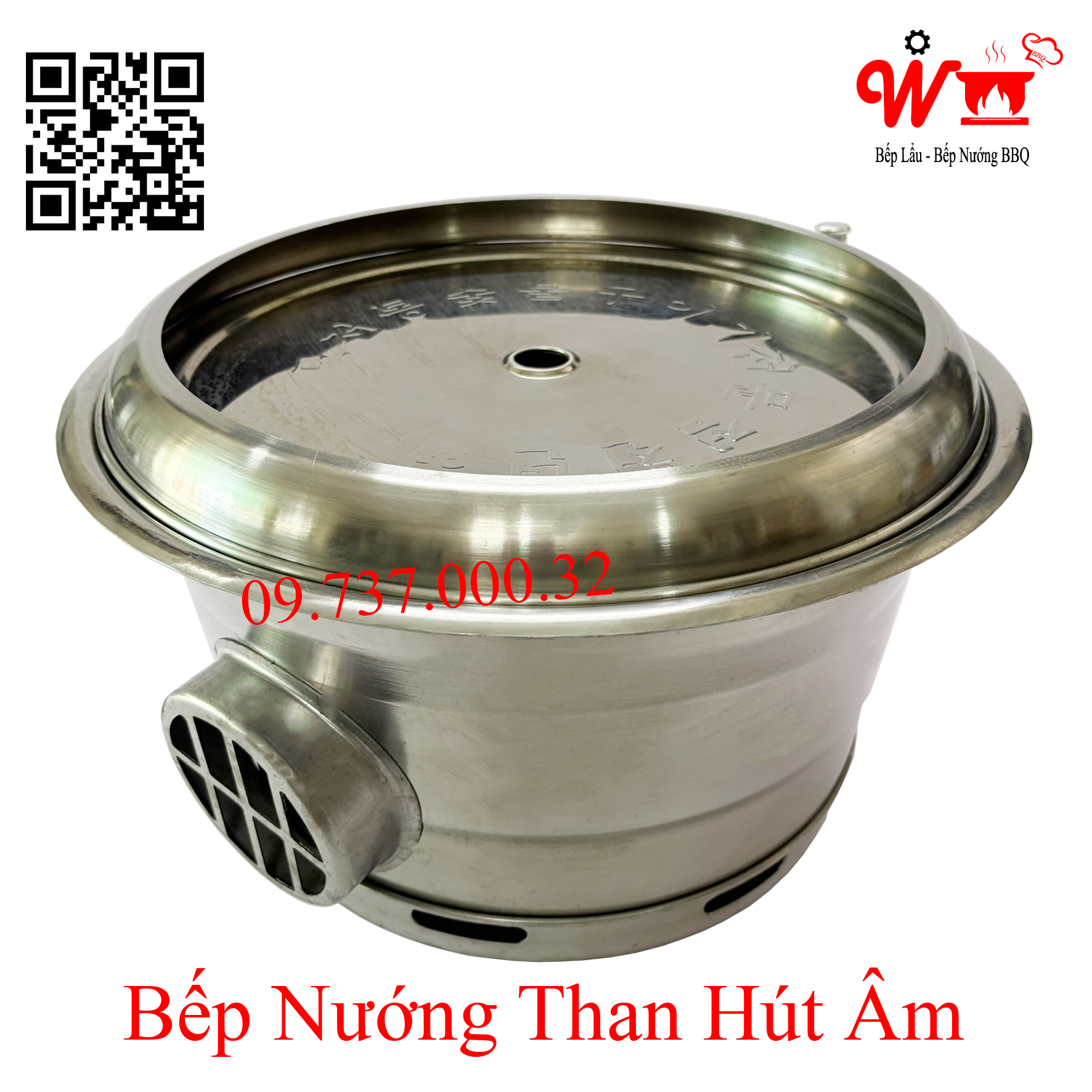 Bếp nướng than hút âm