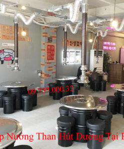 Bếp nướng than hút dương tại bàn