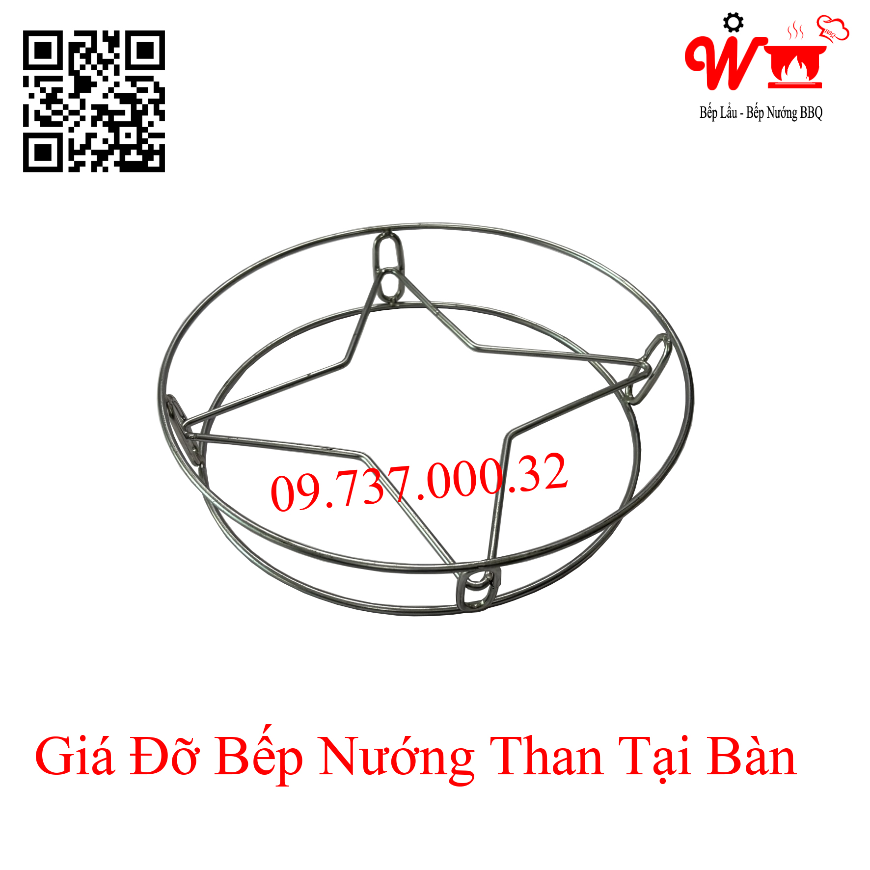 Giá đỡ bếp nướng than tại bàn